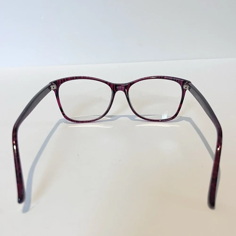 Eyeglasses Frame‎ WP8101 PU Women's Purple Plastic Full Rim Square 52-15-135